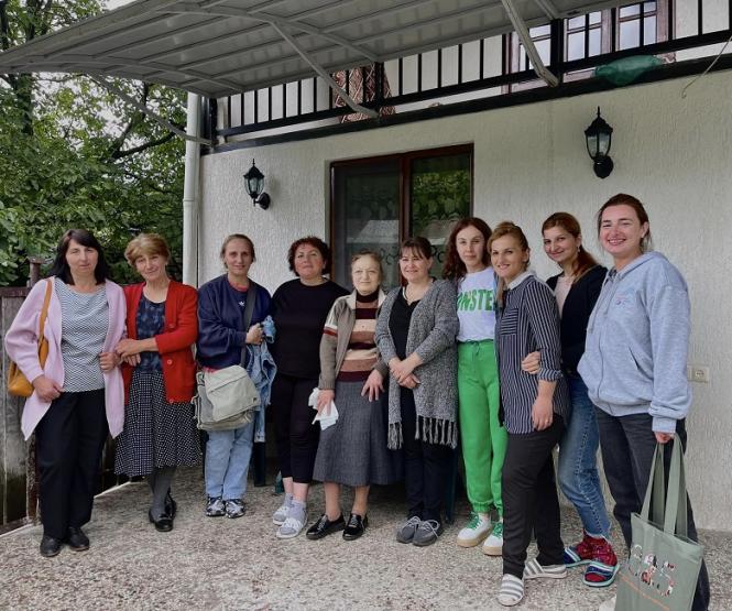 The WIC team members were in the village of Perevi 